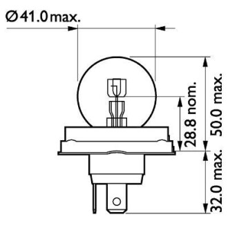 Фото 3 - Автолампа PHILIPS 13620C1