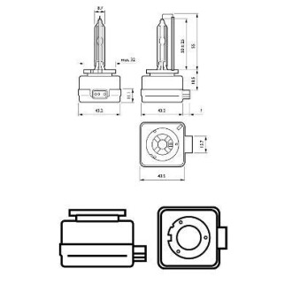 Фото 3 - Автолампа PHILIPS 42403VIS1