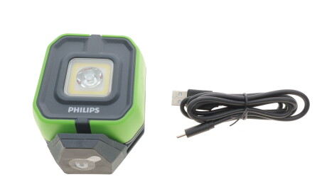 Фонарик-прожектор Xperion 3000 Flood Mini (6000K/500lm/200lm/300lm/поворот 180°/крюк 180°/магнит) - PHILIPS X30FLMI