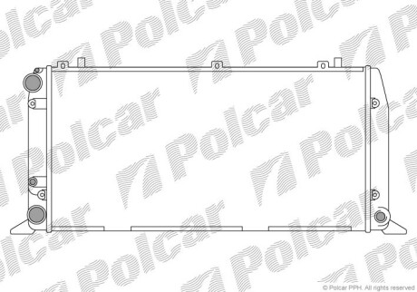 Радиаторы охлаждения - Polcar 130808A3