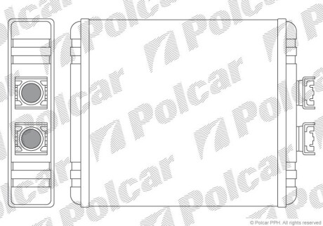 Радиаторы обогрева - Polcar 1322N8-1