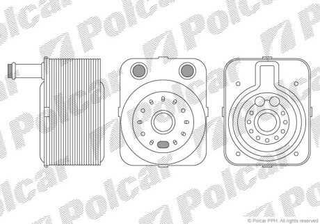 Радиаторы масла - Polcar 1323L8-3