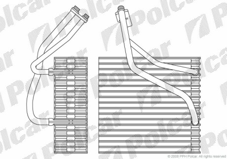 Испаритель кондиционера - Polcar 1323P8-1