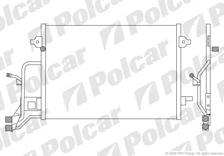 Радиаторы кондиционера - Polcar 1324K8C1