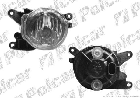 Lampa p/mgielna-prze - (8D0941700B) Polcar 1325301E