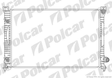 Радиаторы охлаждения - Polcar 132708-3