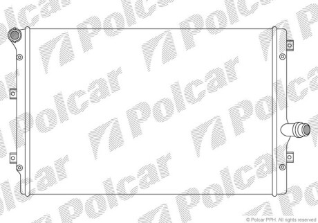 Радиаторы охлаждения - Polcar 133108A4