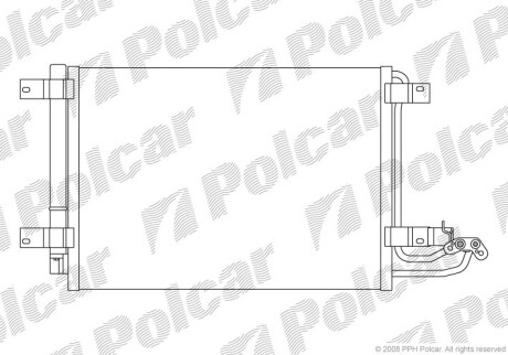 Радиаторы кондиционера - Polcar 1331K8C1