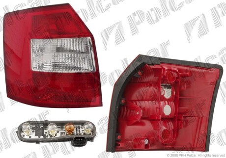 Lampa tylna - Polcar 1334872E