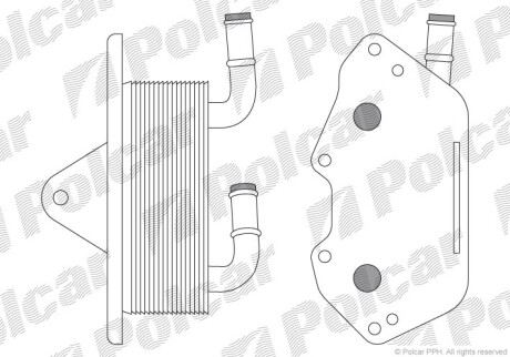 Радиаторы масла - Polcar 1335L8-1