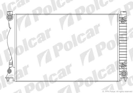 Радиаторы охлаждения - Polcar 133808-2