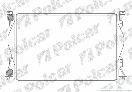 Радиаторы охлаждения - Polcar 133808-5