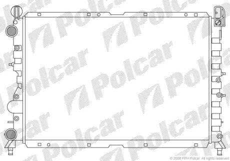 Радиаторы охлаждения - Polcar 1402083X