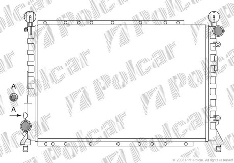 Радиаторы охлаждения - Polcar 140208-5