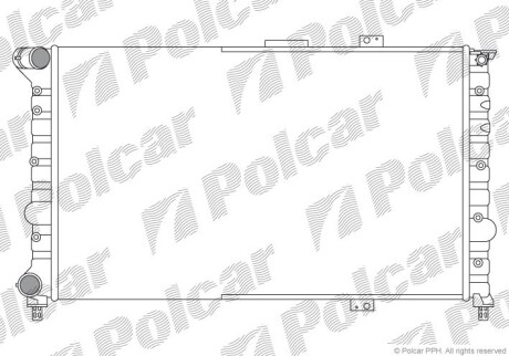 Радиаторы охлаждения - Polcar 140708A1