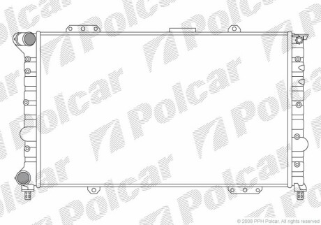 Радиаторы охлаждения - Polcar 140708A2