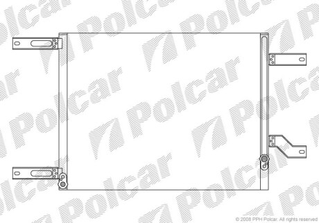 Радиаторы кондиционера - Polcar 1407K8C1