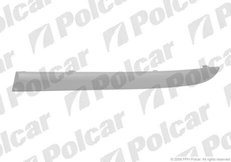 Молдинг бампера - (51117136635) Polcar 2001075J