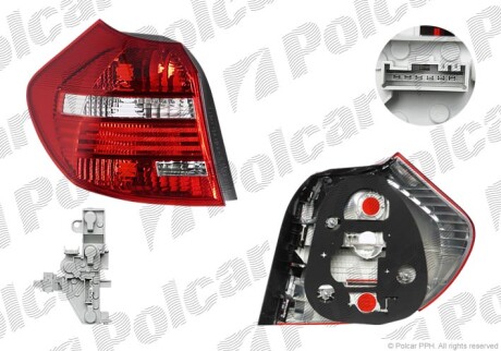 Lampa tylna - Polcar 2001872V