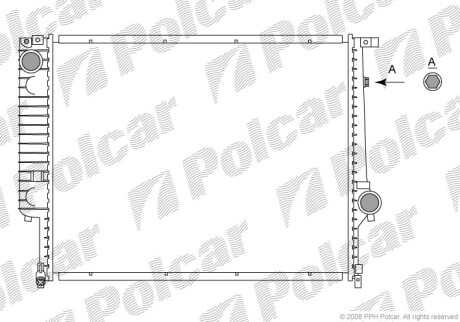 Радиаторы охлаждения - Polcar 200508-7