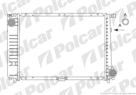 Радиаторы охлаждения - Polcar 200508-8