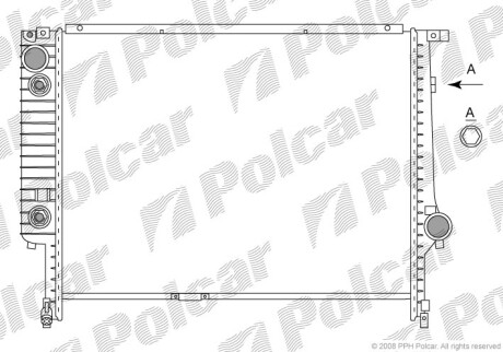 Радиаторы охлаждения - Polcar 200708-4