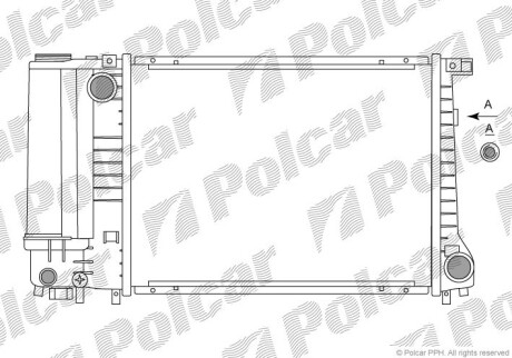 Радиаторы охлаждения - Polcar 200708A1