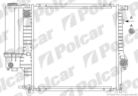 Радиаторы охлаждения - Polcar 200708A2