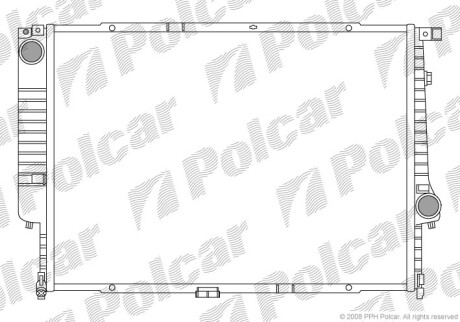 Радиаторы охлаждения - (1468085, 1468082, 17111468082) Polcar 20150811