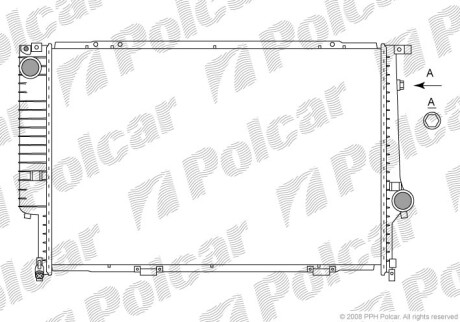 Радиаторы охлаждения - Polcar 201508-7