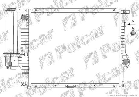 Радиаторы охлаждения - Polcar 201508A2