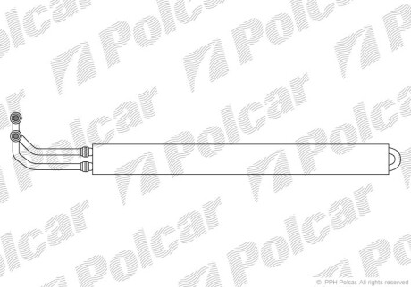 Радиаторы масла - (17217787447, 17217800369) Polcar 2017L83X (фото 1)