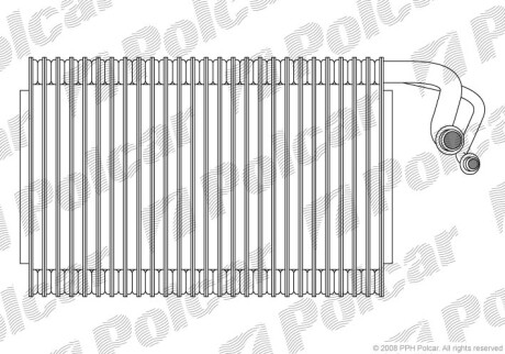 Испаритель кондиционера - (64116921070, 64116946043) Polcar 2017P8-1 (фото 1)