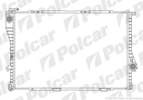 Радиаторы охлаждения - Polcar 202208-1