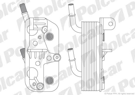 Радиаторы масла - Polcar 2022L8-2