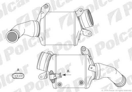 Радиаторы воздуха (Интеркулеры) - Polcar 2025J81X
