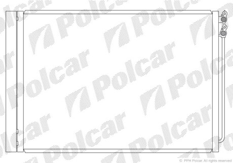 Радиаторы кондиционера - (64549248173) Polcar 2025K8C1S