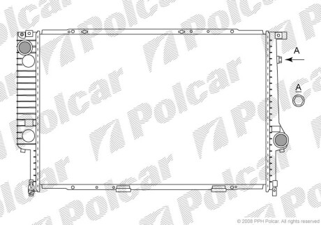 Радиаторы охлаждения - Polcar 203208-3