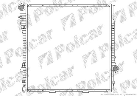 Радиаторы охлаждения - Polcar 205008-2