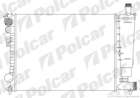 Радиаторы охлаждения - Polcar 238008-1