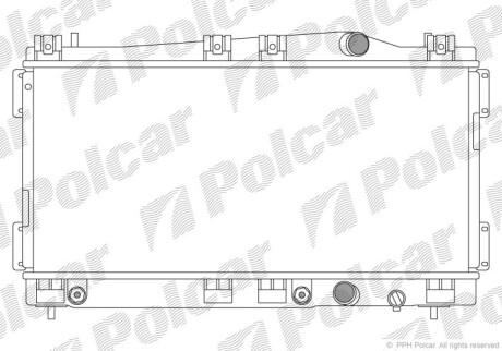 Радиаторы охлаждения - Polcar 240208-2