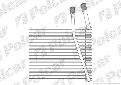 Испаритель кондиционера - Polcar 2405P8-3