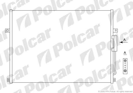 Радиаторы кондиционера - Polcar 2406K8C1