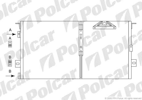 Радиаторы кондиционера - Polcar 2420K8C4