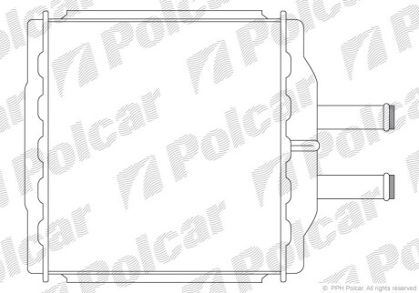 Радиаторы обогрева - Polcar 2505N8-1