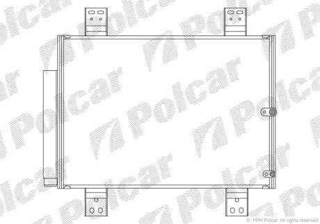 Радиаторы кондиционера - Polcar 2621K81K