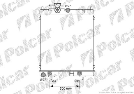 Радиаторы охлаждения - Polcar 270508-3