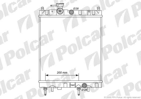 Радиаторы охлаждения - Polcar 270508-4