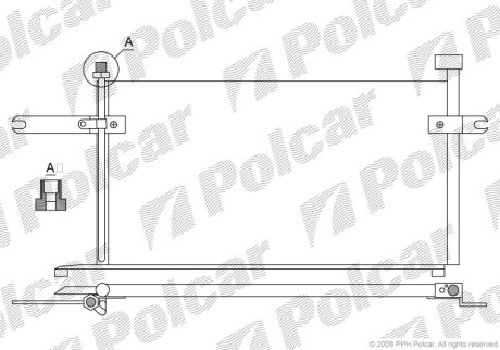 Радиаторы кондиционера - Polcar 2705K8C2S