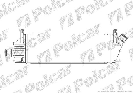 Радиаторы воздуха (Интеркулеры) - Polcar 2707J81X